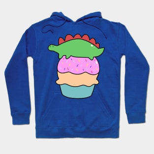 Cupcake Stegosaurus Hoodie